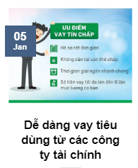 dễ dàng vay tiêu dùng